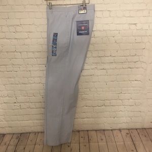 Men’s Saddlebred blue searsucker pinstriped Pants